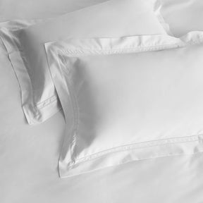 Kings & Queens Egyptian Cotton Classic Hemstitch Starter Bundle Set in White Pillowcase Sham Set