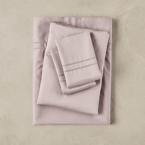 Kings & Queens Egyptian Cotton Classic Hemstitch Sheet Set in Rose Bedding Set