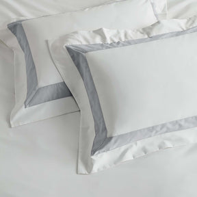 Kings & Queens Egyptian Cotton Signature Cuff Starter Bundle Set in Cloud Pillowcase Sham Set