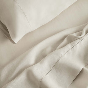 Kings & Queens Vintage Linen Supreme Bundle Set in Parchment Fabric Detail Sheet